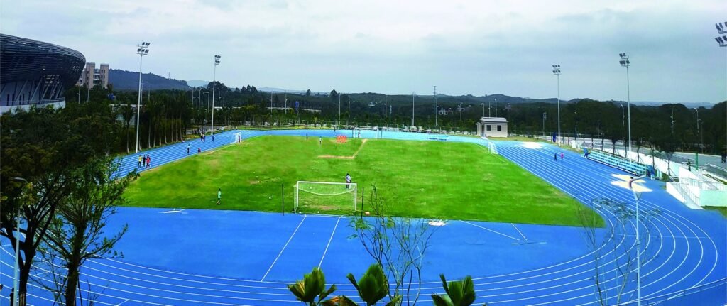 Danzhou Sports Center (Auxiliary Stadium) running track by Topthink