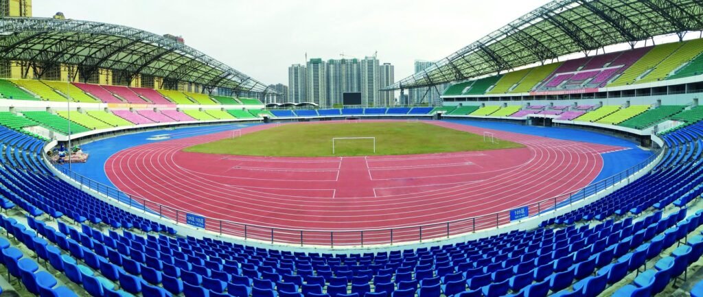 Guigang Sports Center running track by Topthink