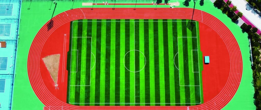 Nanping Sports Center (Auxiliary Stadium) running track by Topthink