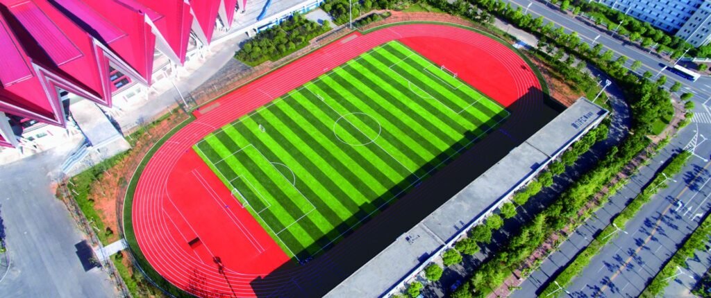 Tongling Sports Center running track by Topthink