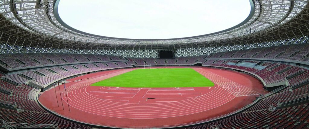 Xianyang Olympic Sports Center running track by Topthink