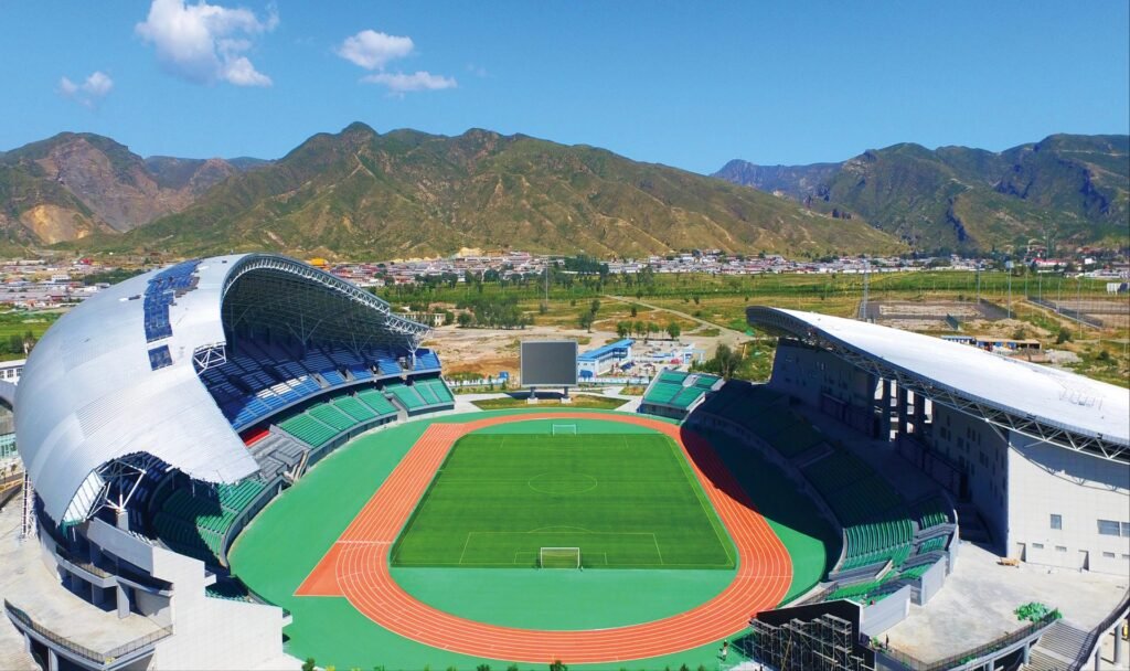 Inner Mongolia Northern Football Training Base running track by Topthink
