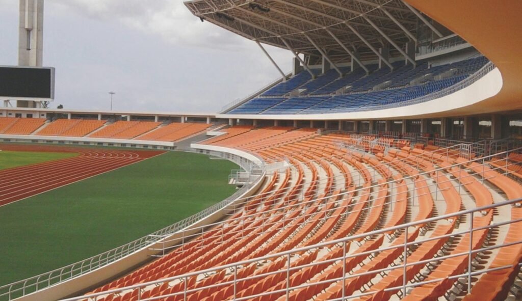 Mozambique Sports Center running track by Topthink